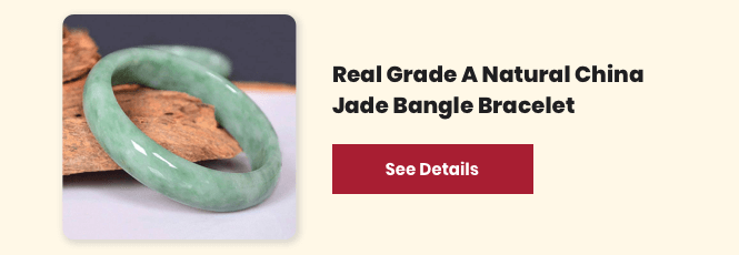 Real Grade A Natural China Jade Bangle Bracelet